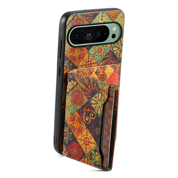 For Google Pixel 9 Card Slot Holder Phone Case(Autumn Yellow)