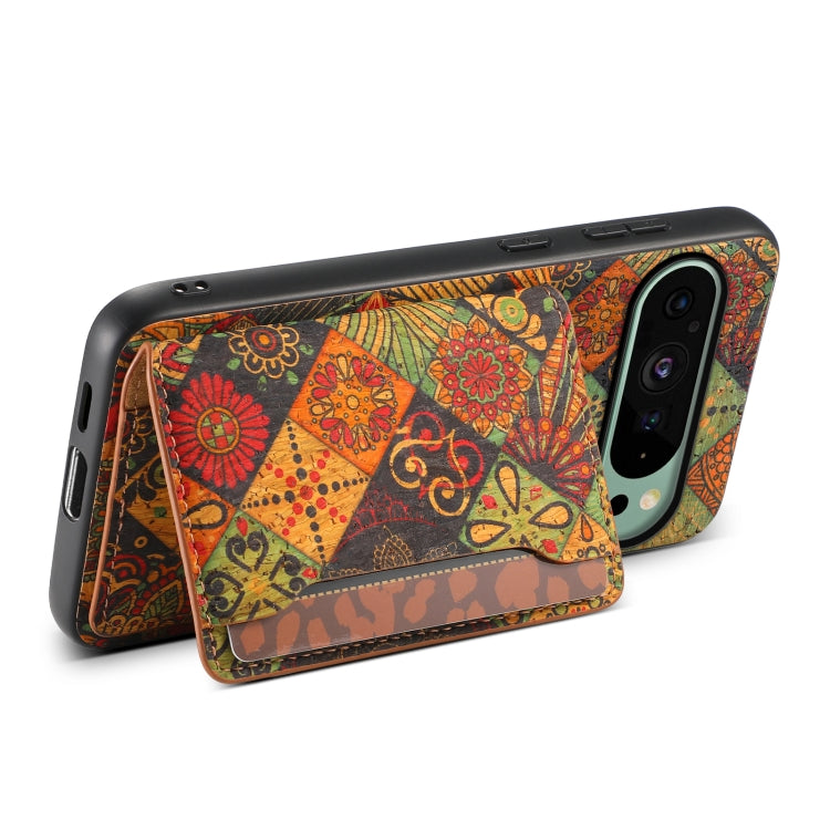 For Google Pixel 9 Card Slot Holder Phone Case(Autumn Yellow)