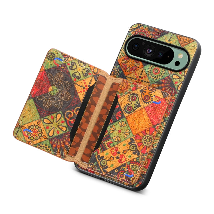 For Google Pixel 9 Card Slot Holder Phone Case(Autumn Yellow)
