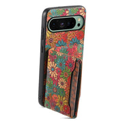 For Google Pixel 9 Card Slot Holder Phone Case(Spring Green)