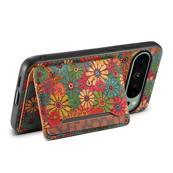 For Google Pixel 9 Card Slot Holder Phone Case(Spring Green)