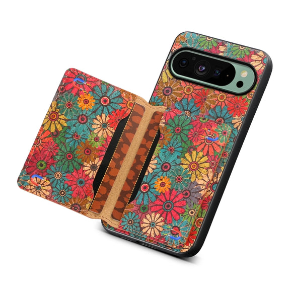 For Google Pixel 9 Card Slot Holder Phone Case(Spring Green)