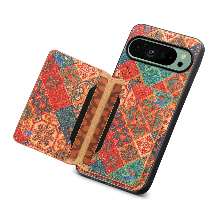 For Google Pixel 9 Card Slot Holder Phone Case(Winter Blue)