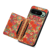 For Google Pixel 9 Card Slot Holder Phone Case(Summer Red)