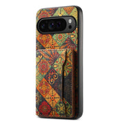For Google Pixel 9 Pro Card Slot Holder Phone Case(Autumn Yellow)
