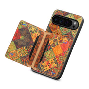 For Google Pixel 9 Pro Card Slot Holder Phone Case(Autumn Yellow)