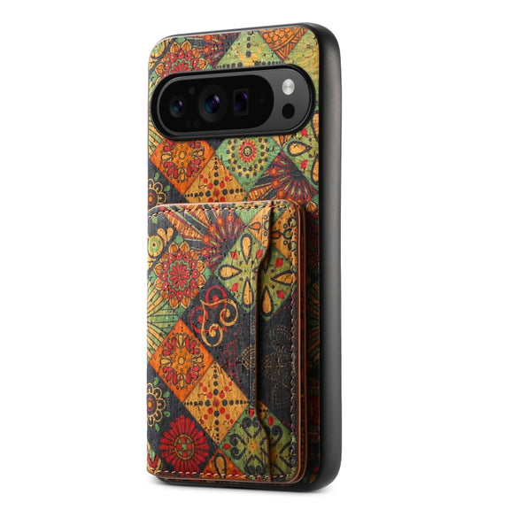 For Google Pixel 9 Pro Card Slot Holder Phone Case(Autumn Yellow)