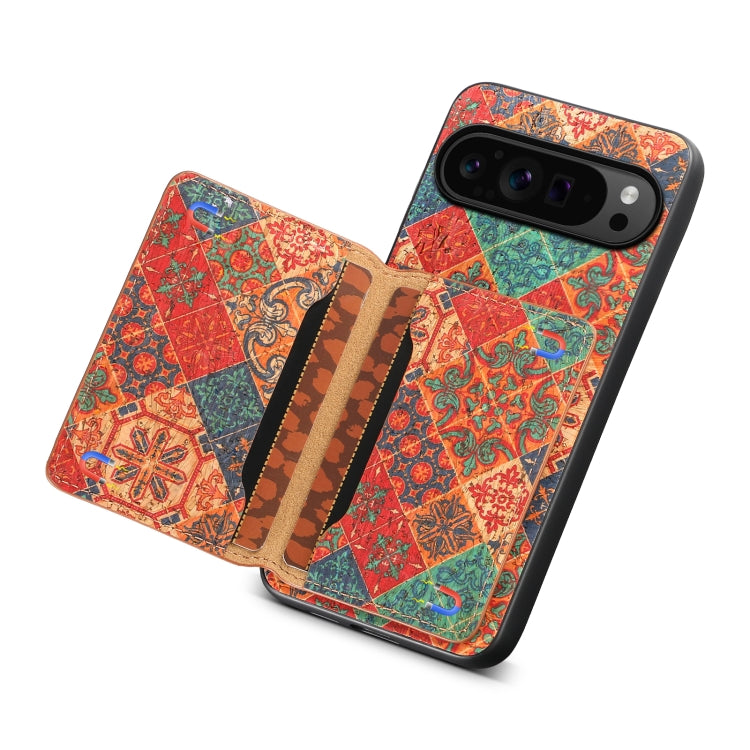 For Google Pixel 9 Pro Card Slot Holder Phone Case(Winter Blue)