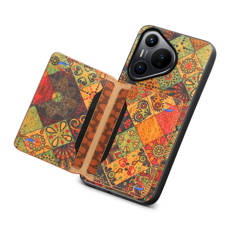 For Huawei Pura 70 Card Slot Holder Phone Case(Autumn Yellow)
