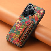 For Huawei Pura 70 Card Slot Holder Phone Case(Spring Green)