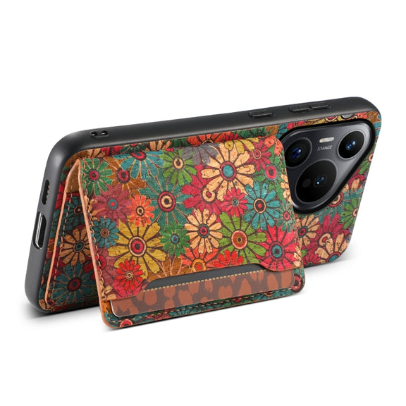 For Huawei Pura 70 Card Slot Holder Phone Case(Spring Green)