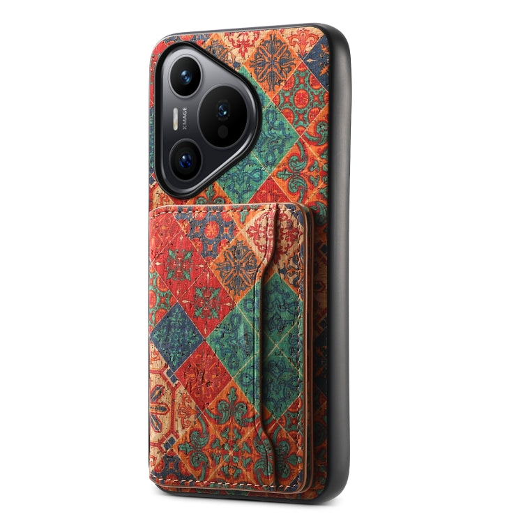 For Huawei Pura 70 Card Slot Holder Phone Case(Winter Blue)