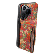 For Huawei Pura 70 Card Slot Holder Phone Case(Summer Red)