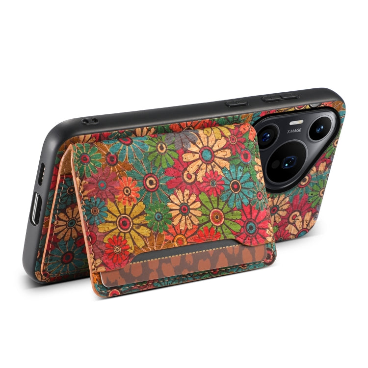 For Huawei Pura 70 Pro Card Slot Holder Phone Case(Spring Green)