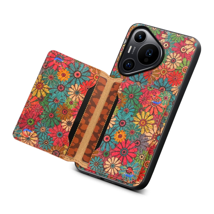 For Huawei Pura 70 Pro Card Slot Holder Phone Case(Spring Green)