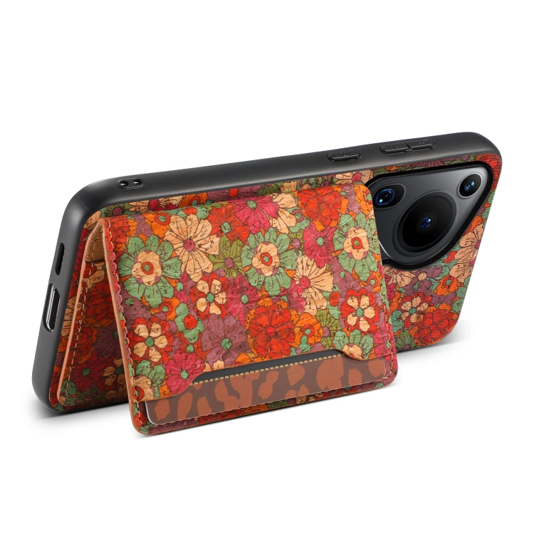 For Huawei Pura 70 Ultra Card Slot Holder Phone Case(Summer Red)