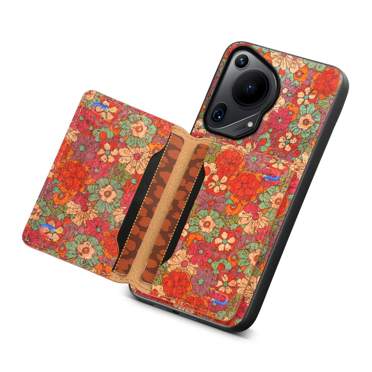 For Huawei Pura 70 Ultra Card Slot Holder Phone Case(Summer Red)