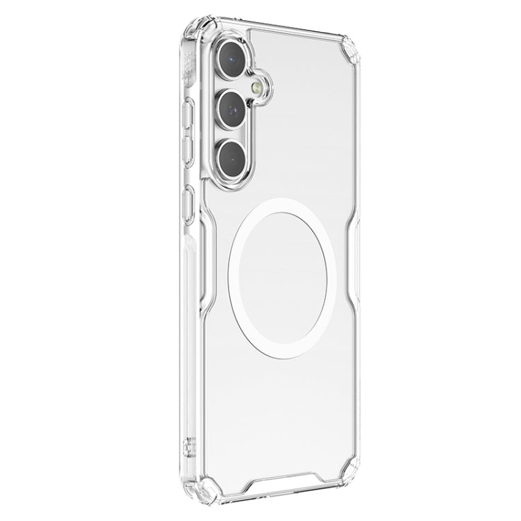 For Samsung Galaxy A55 NILLKIN Ultra Clear Magnetic PC + TPU Phone Case(Transparent)
