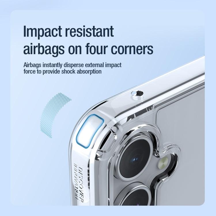 For Samsung Galaxy A55 NILLKIN Ultra Clear Magnetic PC + TPU Phone Case(Transparent)