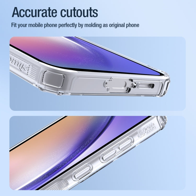 For Samsung Galaxy A55 NILLKIN Ultra Clear Magnetic PC + TPU Phone Case(Transparent)