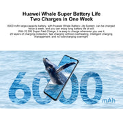 HUAWEI Enjoy 70S, 8GB+128GB, Side Fingerprint Identification, 6.75 inch HarmonyOS 4.2 Octa Core 2.4GHz, Network: 4G, Not Support Google Play(Blue)
