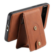 For Google Pixel 6a Denior D14 NK Retro Pattern MagSafe Magnetic Card Holder Leather Phone Case(Brown)