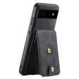 For Google Pixel 6a Denior D14 NK Retro Pattern MagSafe Magnetic Card Holder Leather Phone Case(Black) - free shipping - PMC TechLife - Order now!