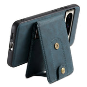 For Google Pixel 8 Pro Denior D14 NK Retro Pattern MagSafe Magnetic Card Holder Leather Phone Case(Blue)