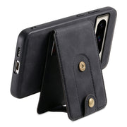 For Google Pixel 8 Pro Denior D14 NK Retro Pattern MagSafe Magnetic Card Holder Leather Phone Case(Black)