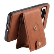 For Google Pixel 8a Denior D14 NK Retro Pattern MagSafe Magnetic Card Holder Leather Phone Case(Brown)
