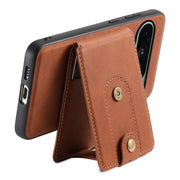 For Google Pixel 9 Denior D14 NK Retro Pattern MagSafe Magnetic Card Holder Leather Phone Case(Brown)