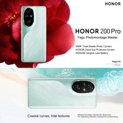Honor 200 Pro, 12GB+512GB, Screen Fingerprint Identification, 6.78 inch MagicOS 8.0 Snapdragon 8s Gen 3 Octa Core, Network: 5G, NFC, OTG(Blue)