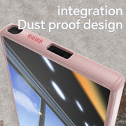 For Samsung Galaxy S25 Ultra 5G Acrylic Hybrid TPU Armor Shockproof Phone Case(Pink)