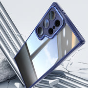 For Samsung Galaxy S25 Ultra 5G Acrylic Hybrid TPU Armor Shockproof Phone Case(Blue)