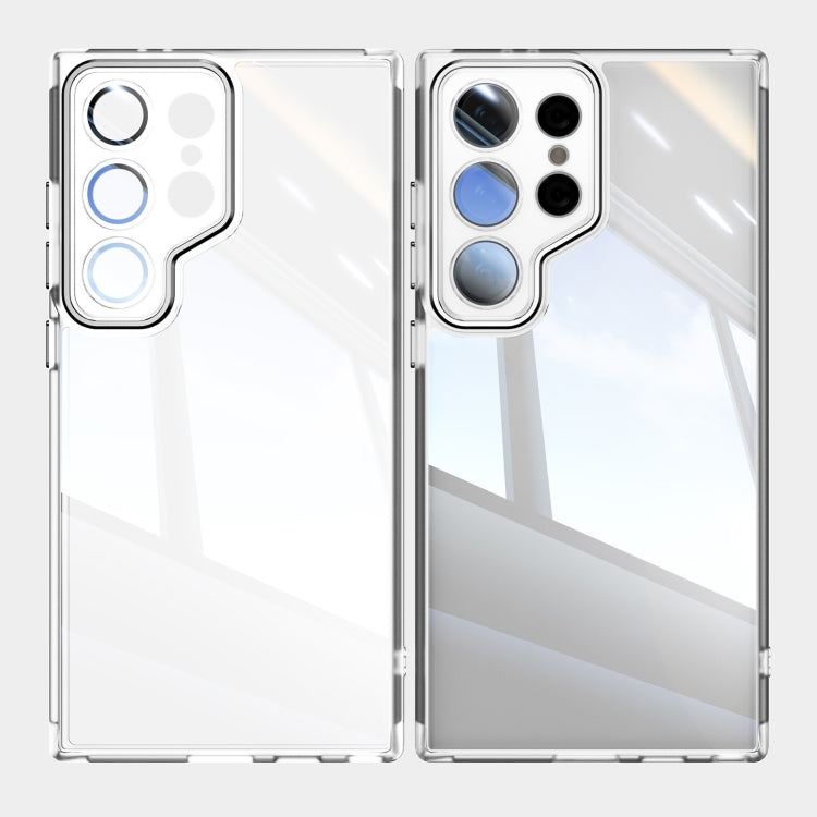 For Samsung Galaxy S25 Ultra 5G Acrylic Hybrid TPU Armor Shockproof Phone Case(Transparent)