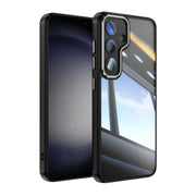 For Samsung Galaxy S25 5G Acrylic Hybrid TPU Armor Shockproof Phone Case(Black)