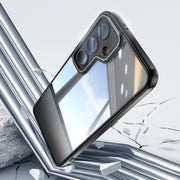 For Samsung Galaxy S25 5G Acrylic Hybrid TPU Armor Shockproof Phone Case(Black)