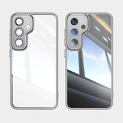 For Samsung Galaxy S25 5G Acrylic Hybrid TPU Armor Shockproof Phone Case(Grey)