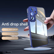 For Samsung Galaxy S25 5G Acrylic Hybrid TPU Armor Shockproof Phone Case(Blue)