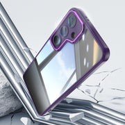 For Samsung Galaxy S25 5G Acrylic Hybrid TPU Armor Shockproof Phone Case(Purple)