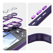 For Samsung Galaxy S25 5G Acrylic Hybrid TPU Armor Shockproof Phone Case(Purple)