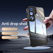 For Samsung Galaxy S25+ 5G Acrylic Hybrid TPU Armor Shockproof Phone Case(Black)