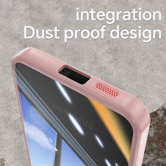 For Samsung Galaxy S25+ 5G Acrylic Hybrid TPU Armor Shockproof Phone Case(Pink)