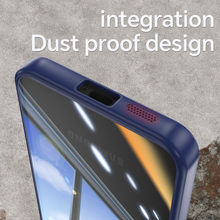 For Samsung Galaxy S25+ 5G Acrylic Hybrid TPU Armor Shockproof Phone Case(Blue)