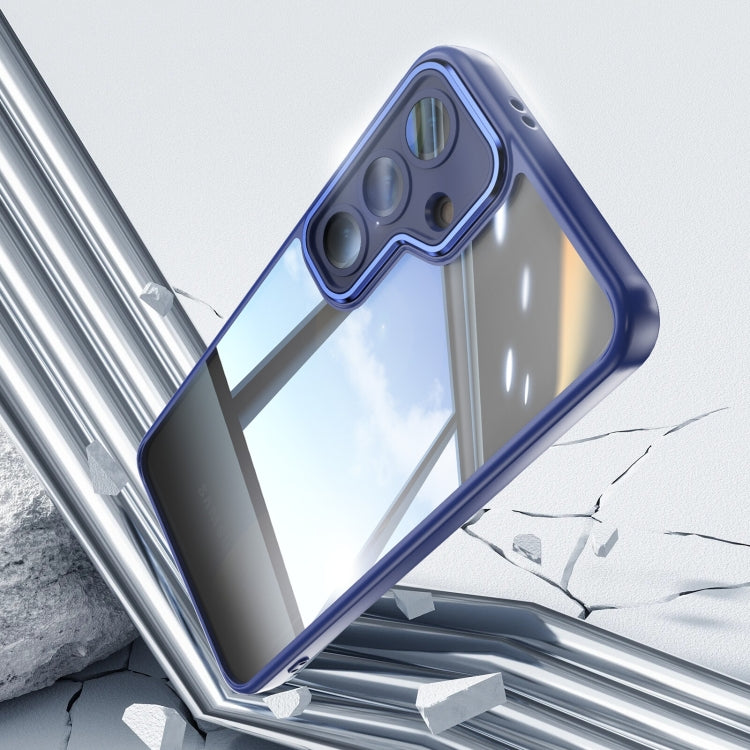 For Samsung Galaxy S25+ 5G Acrylic Hybrid TPU Armor Shockproof Phone Case(Blue)