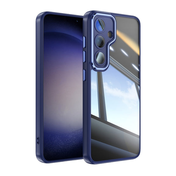 For Samsung Galaxy S25+ 5G Acrylic Hybrid TPU Armor Shockproof Phone Case(Blue)
