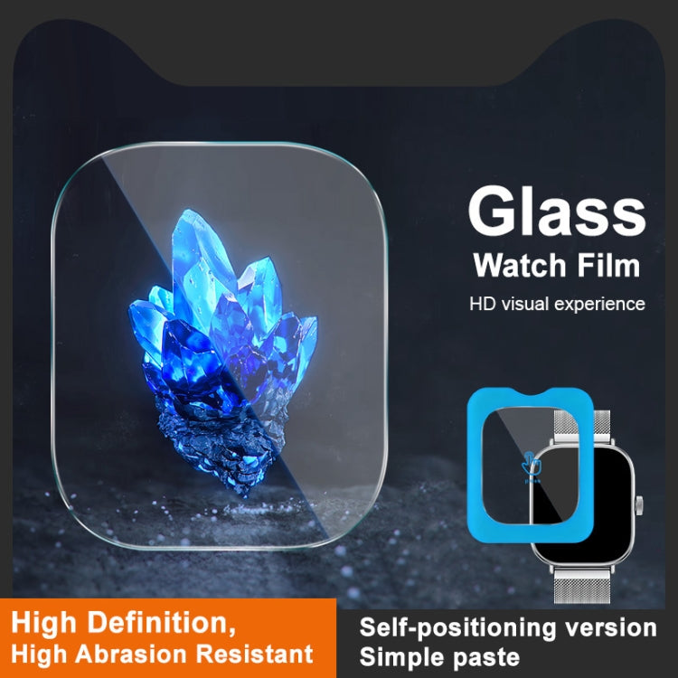 For Xiaomi Redmi Watch 4 IMAK Tempered Glass Watch Protective Film Self-contained Positioning Version