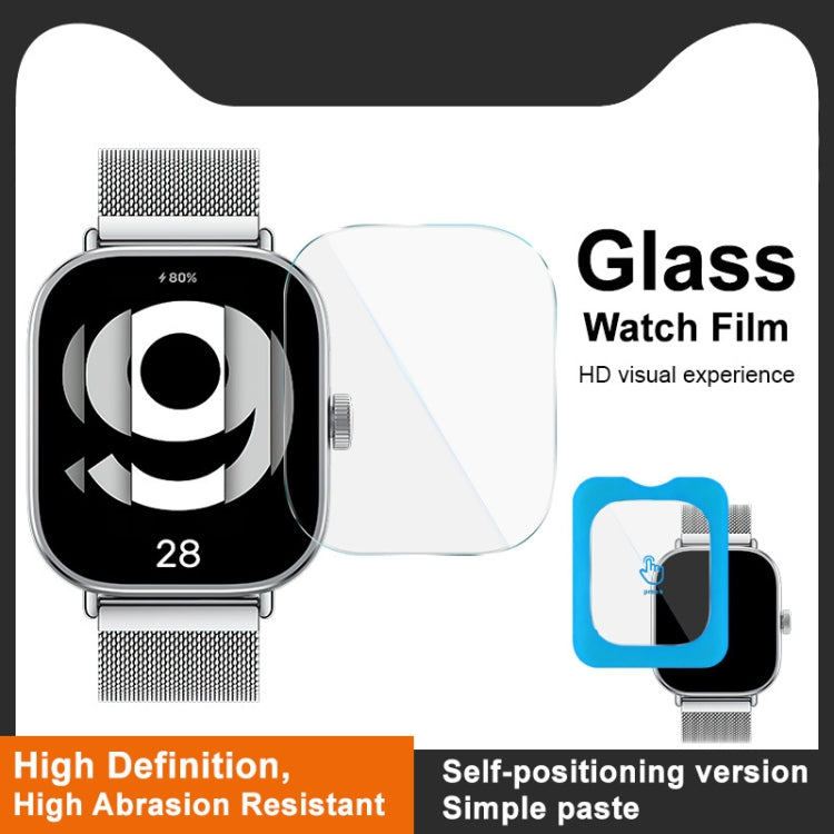 For Xiaomi Redmi Watch 4 IMAK Tempered Glass Watch Protective Film Self-contained Positioning Version