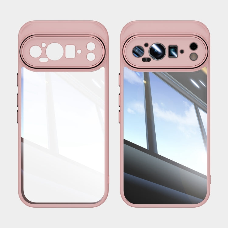For Google Pixel 9 Pro XL Acrylic Hybrid TPU Armor Shockproof Phone Case(Pink)