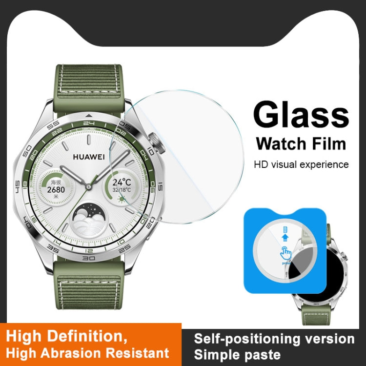 For Huawei Watch GT 4 46mm IMAK Tempered Glass Watch Protective Film Self-contained Positioning Version